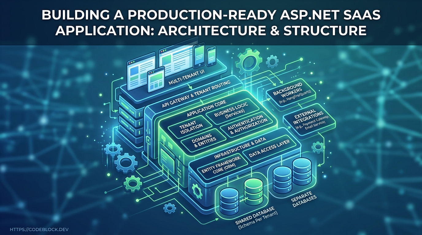 ASP.NET SaaS: How to Structure a Production-Ready Application