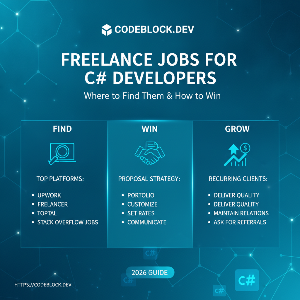 Freelance Jobs for C# Developers: Where to Find Them and How to Win