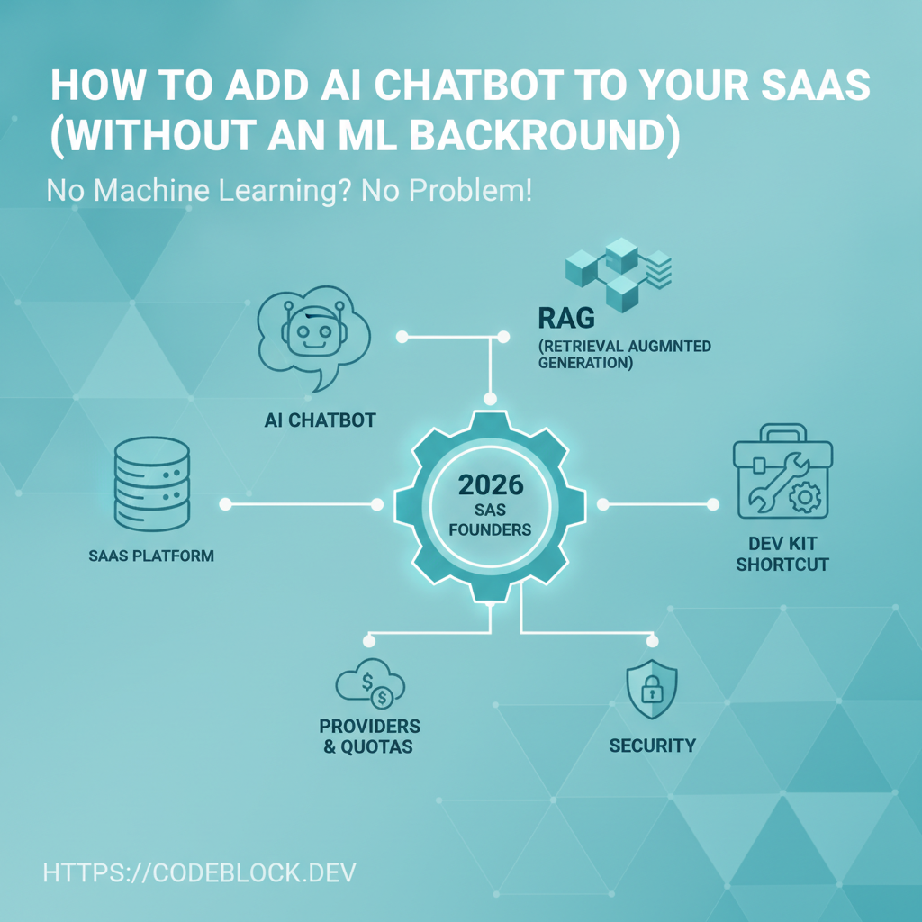 How to Add AI Chatbot to Your SaaS (Without an ML Background)