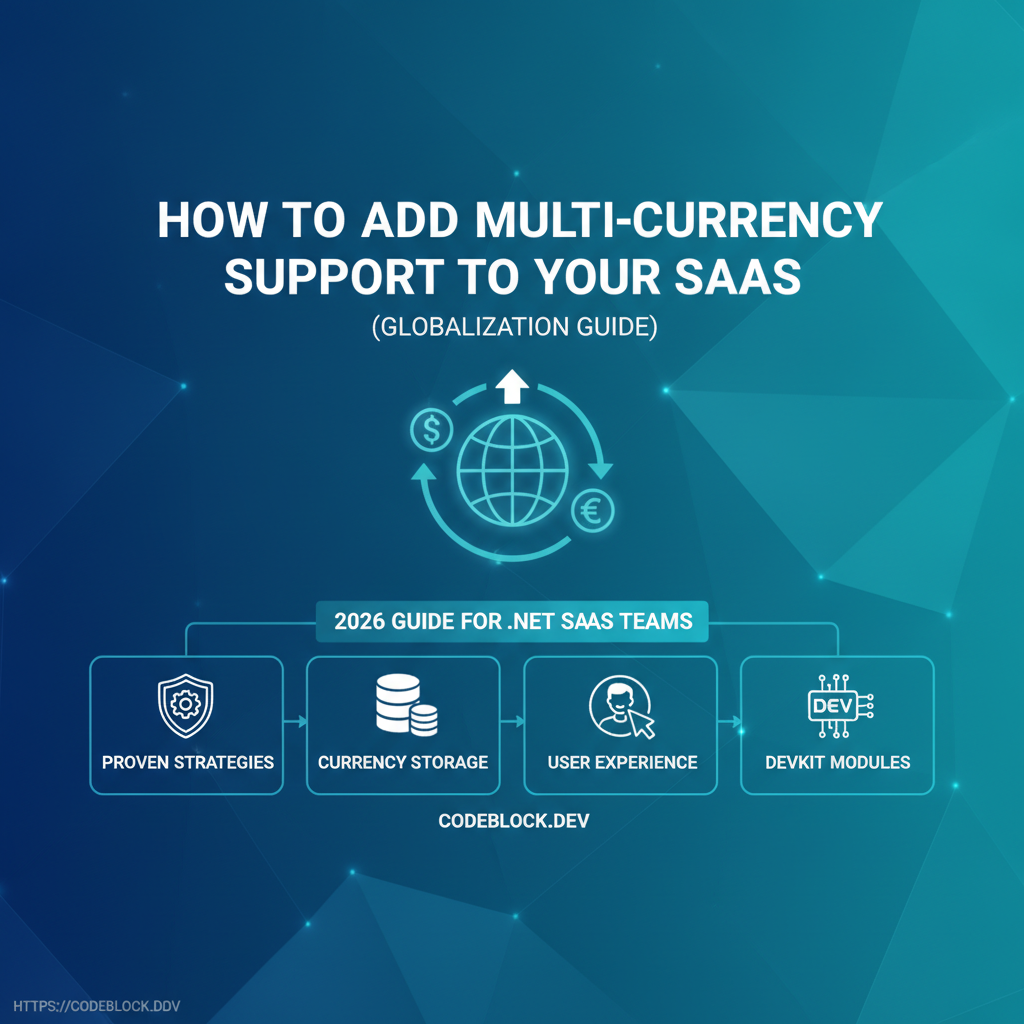 How to Add Multi-Currency Support to Your SaaS (Globalization Guide)