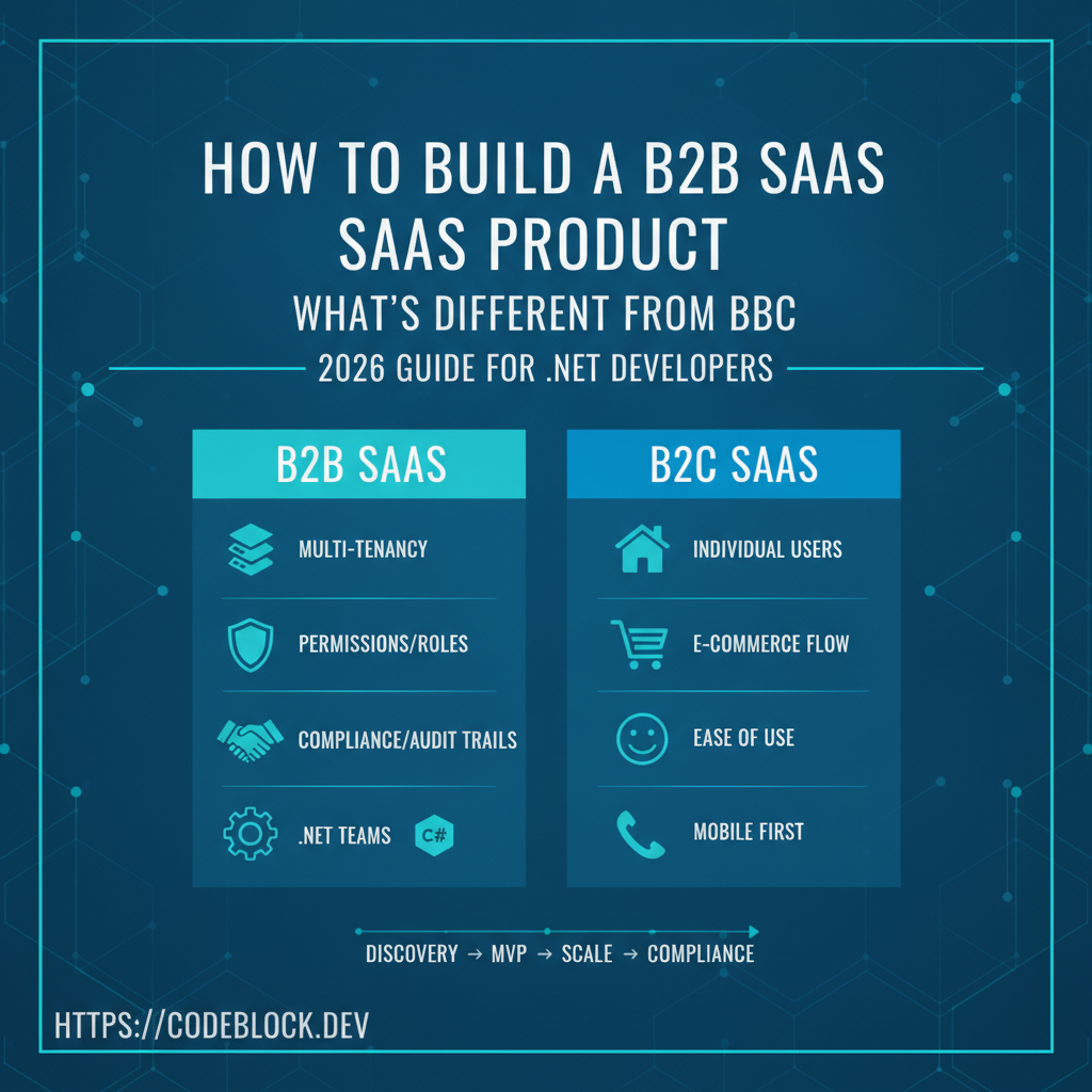 How to Build a B2B SaaS Product (What's Different From B2C)
