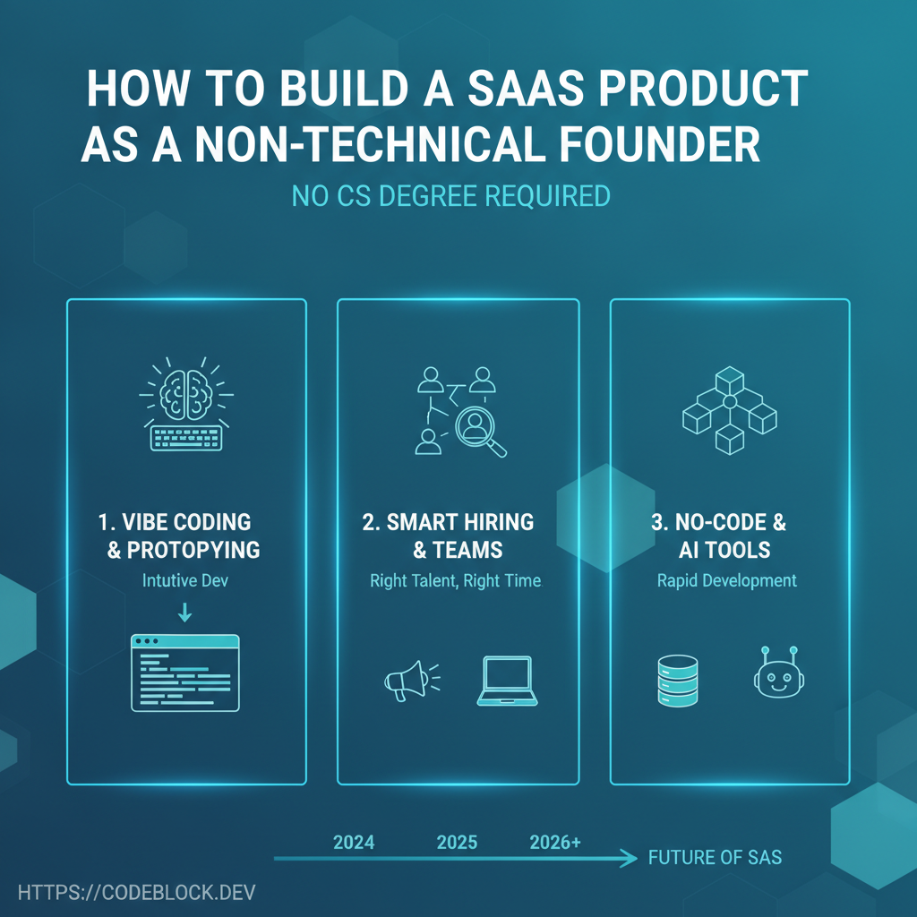 How to Build a SaaS Product as a Non-Technical Founder
