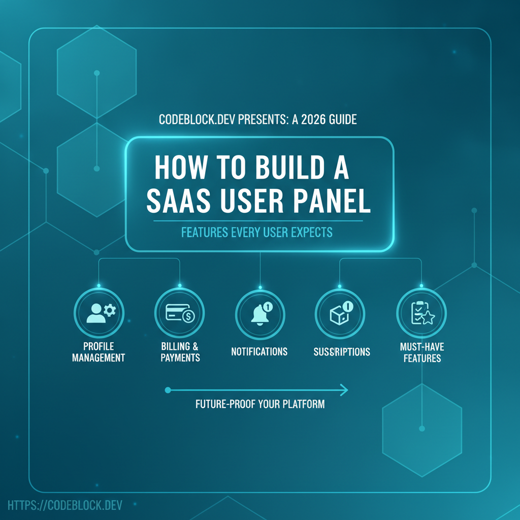 How to Build a SaaS User Panel (Features Every User Expects)