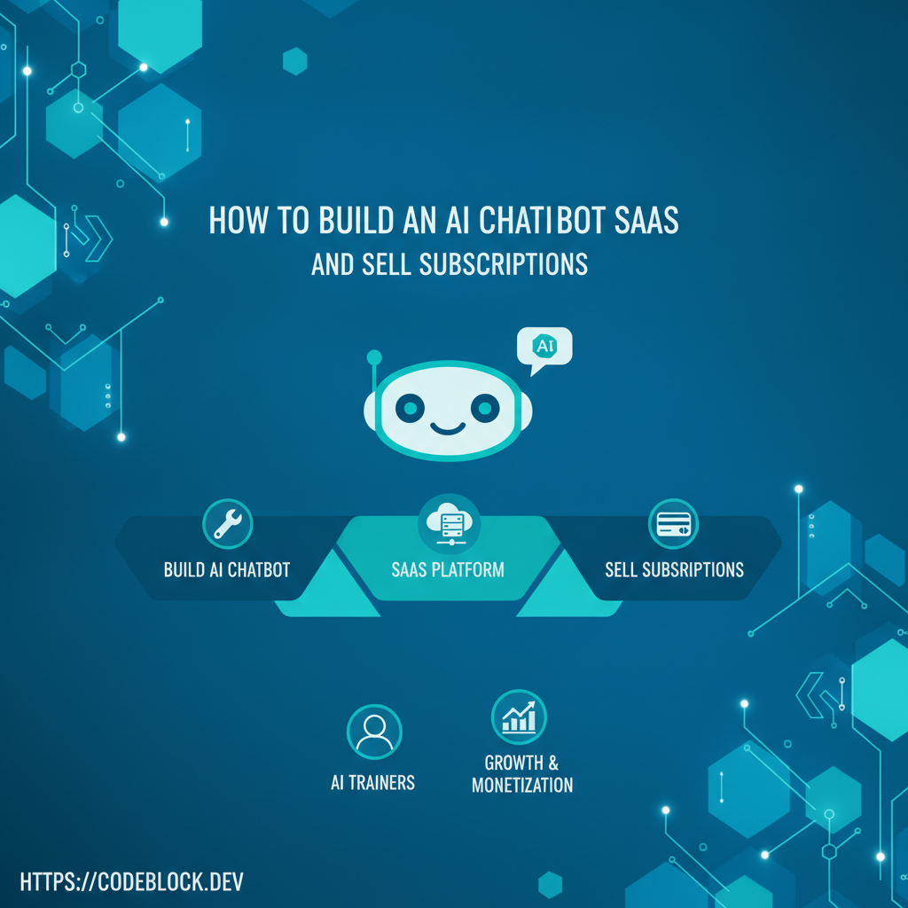 How to Build an AI Chatbot SaaS and Sell Subscriptions to It