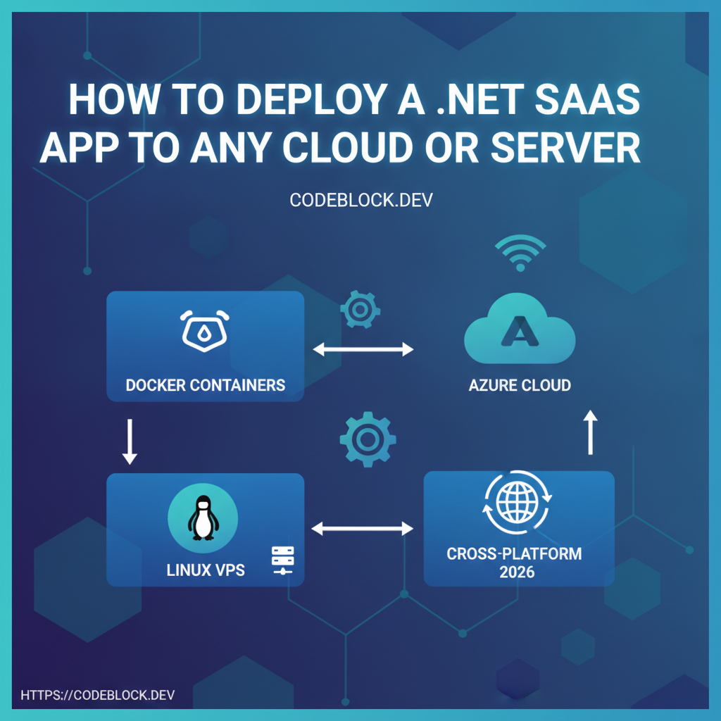 How to Deploy a .NET SaaS App to Any Cloud or Server