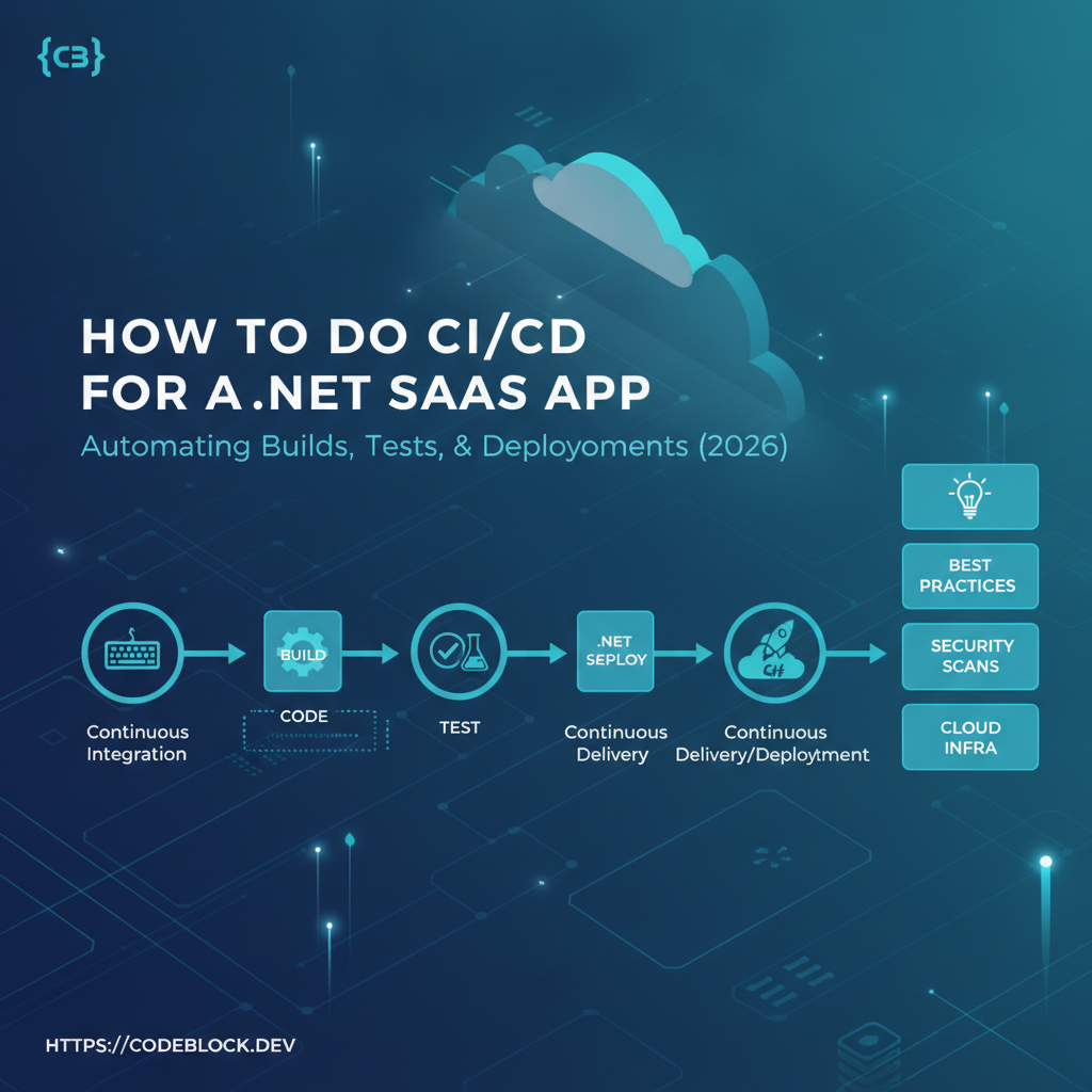 How to Do CI/CD for a .NET SaaS App