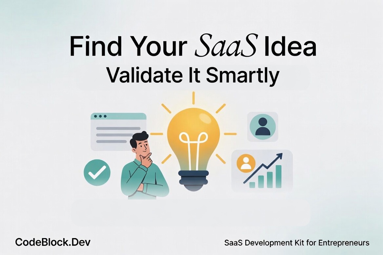 How to Find a Good SaaS Idea (and Actually Validate It)