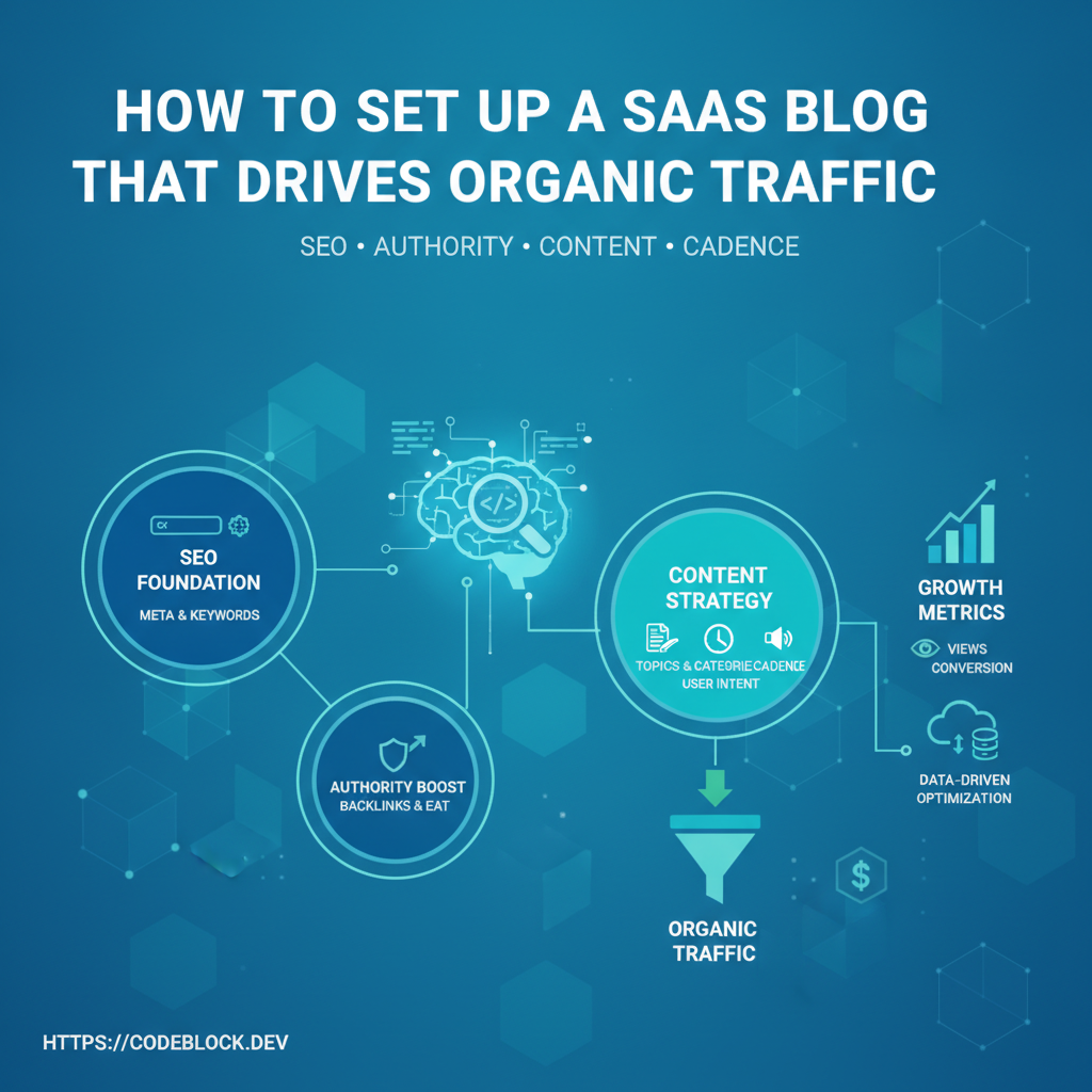 How to Set Up a SaaS Blog That Drives Organic Traffic