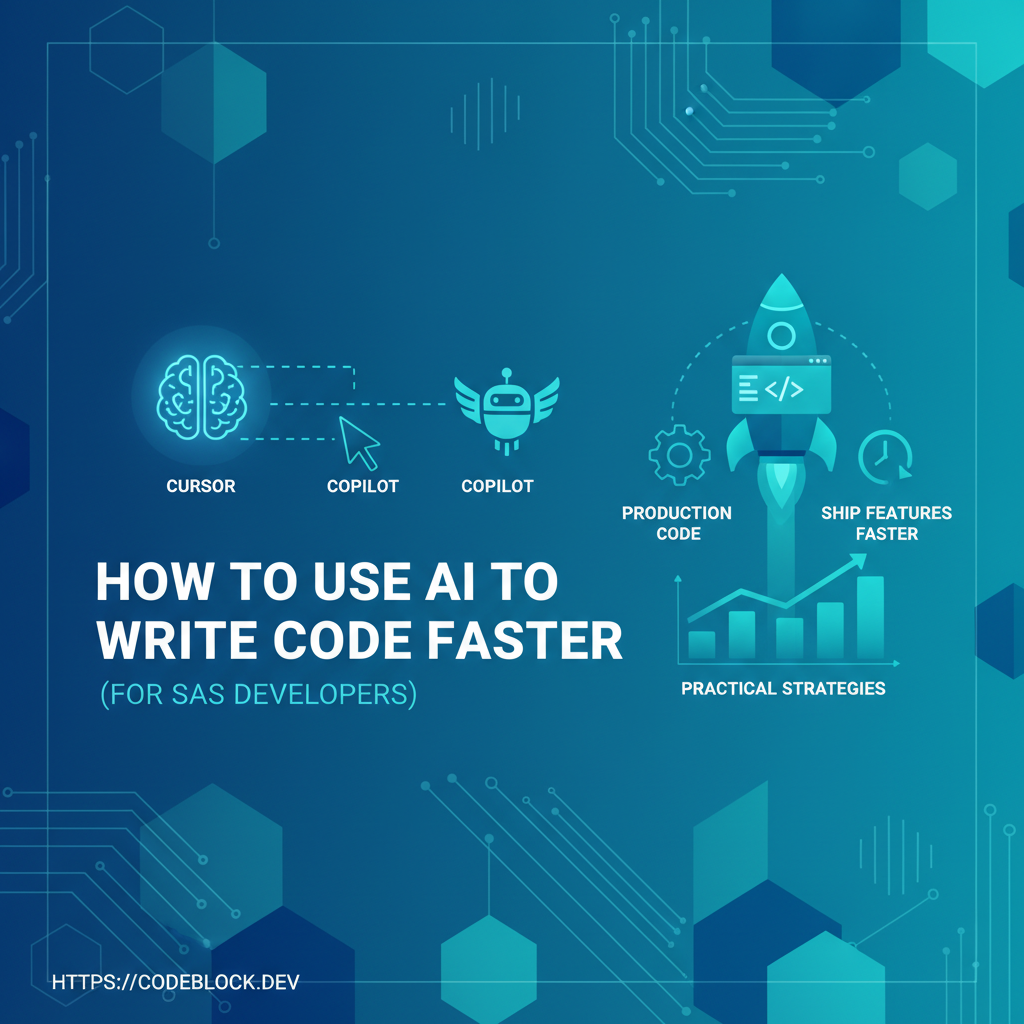 How to Use AI to Write Code Faster (For SaaS Developers)