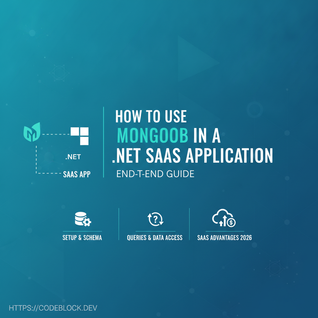 How to Use MongoDB in a .NET SaaS Application