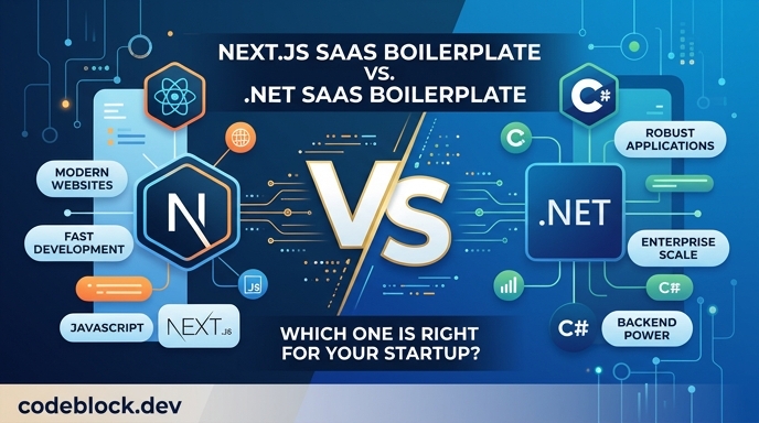 Next.js SaaS Boilerplate vs .NET SaaS Boilerplate: Which to Choose?