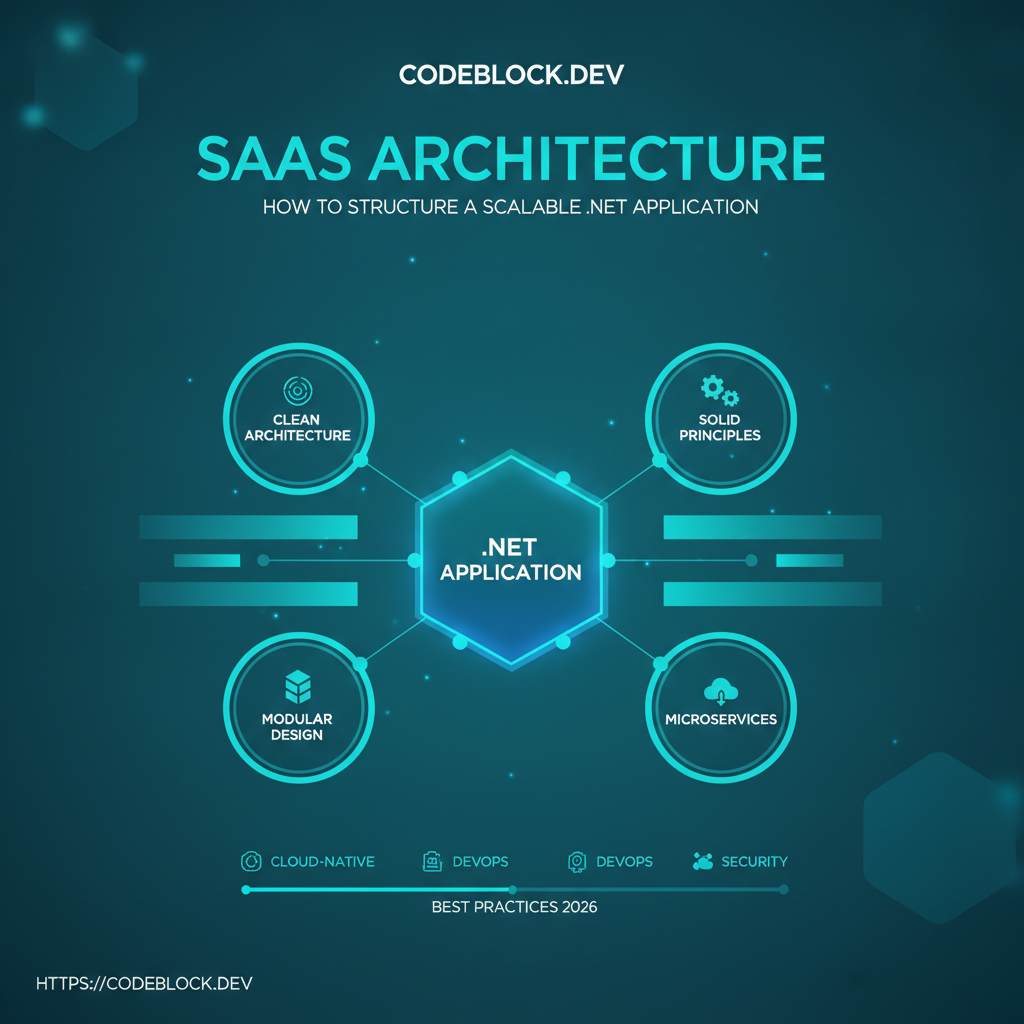 SaaS Architecture: How to Structure a Scalable .NET Application