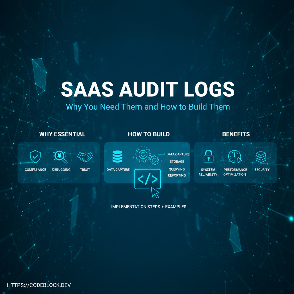 SaaS Audit Logs: Why You Need Them and How to Build Them