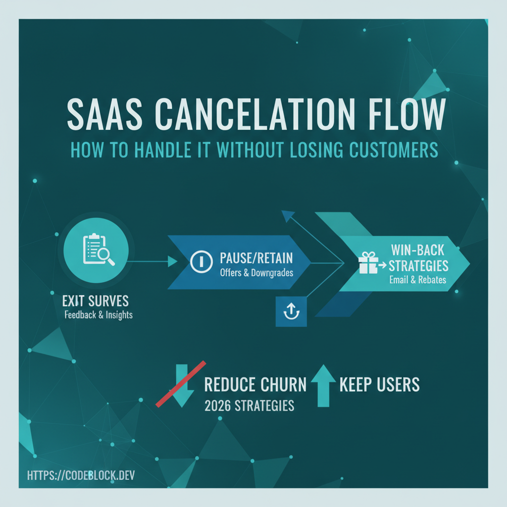 SaaS Cancellation Flow: How to Handle It Without Losing Customers
