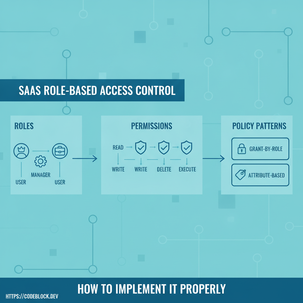 SaaS Role-Based Access Control: How to Implement It Properly