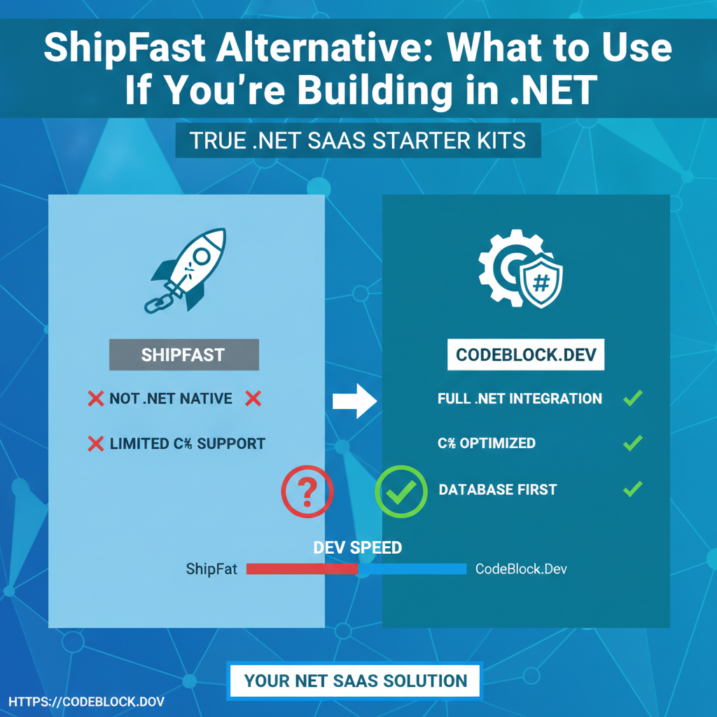 ShipFast Alternative: What to Use If You're Building in .NET