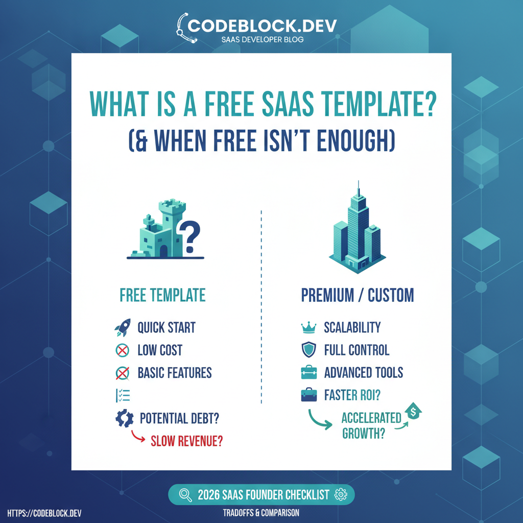 What Is a Free SaaS Template? (And When Free Isn't Enough)