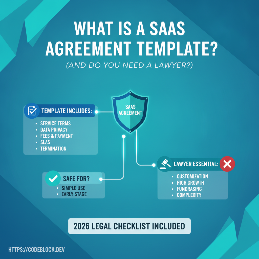 What Is a SaaS Agreement Template? (And Do You Need a Lawyer?)