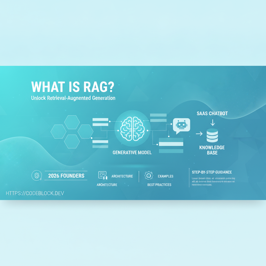 What Is RAG? And How to Use It in a SaaS Chatbot