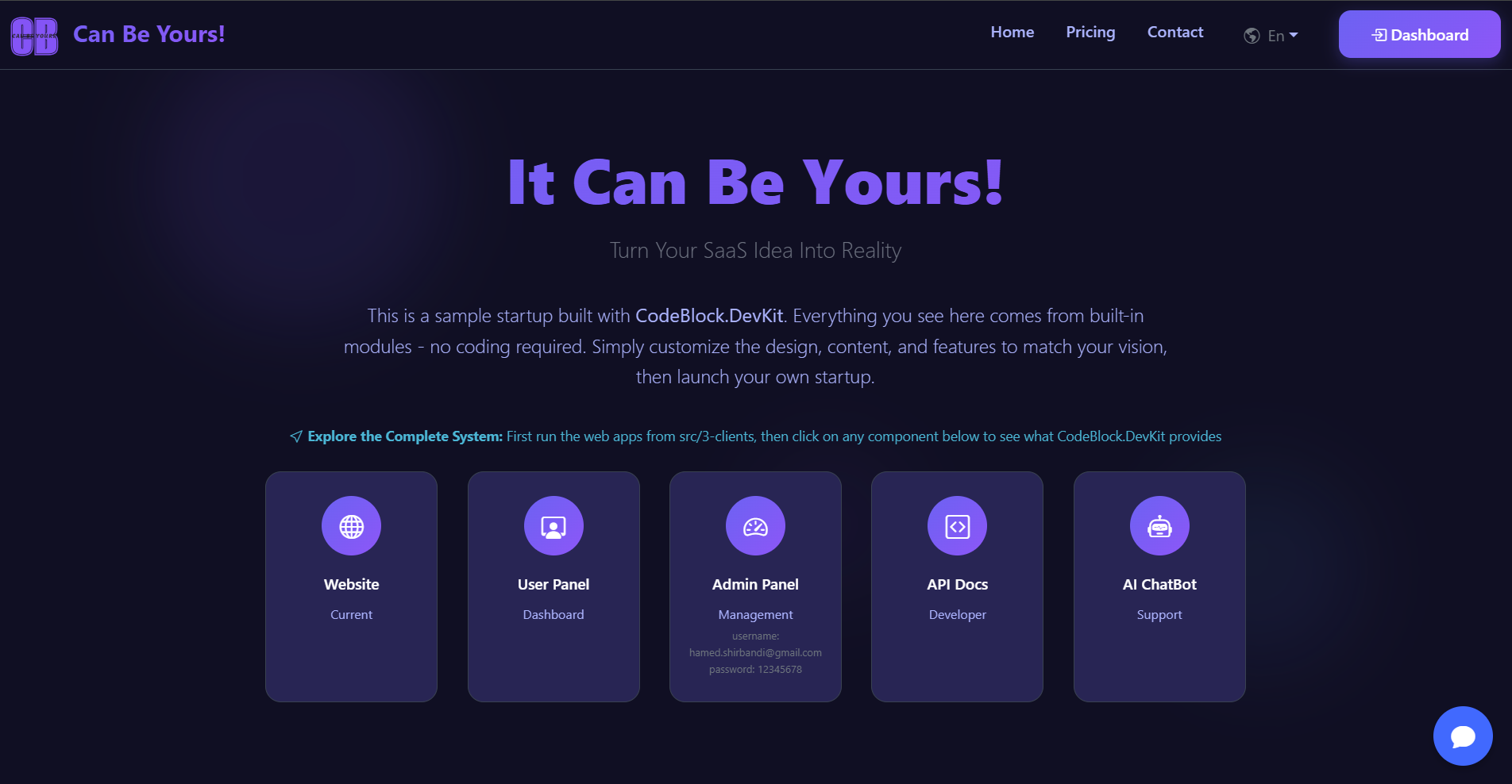 Template Website